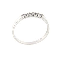 Anello Gazzola Donna Riviera in Oro bianco Diamante 0.12 Ct S-ANMS14 - S-ANMS14